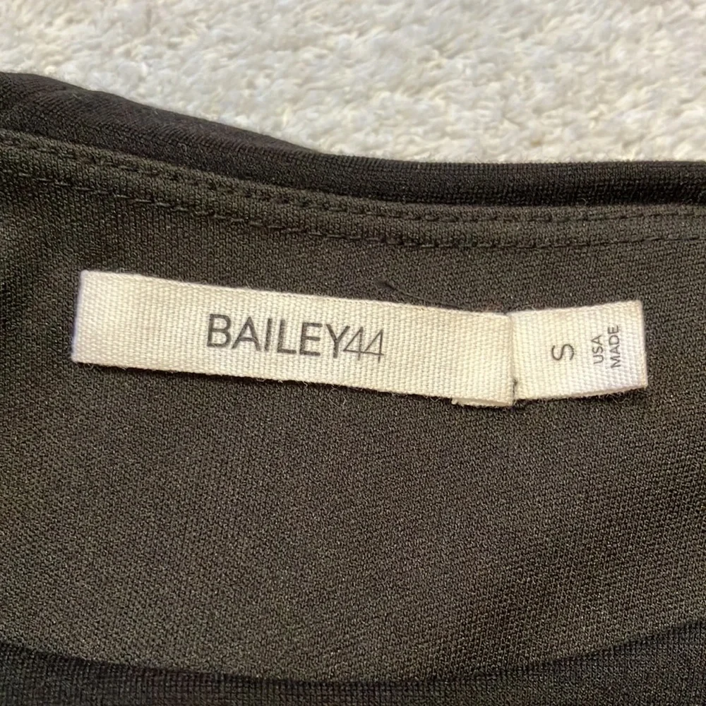 Bailey 44 little black dress with faux leather waist detail mesh back - Picture 6 of 13